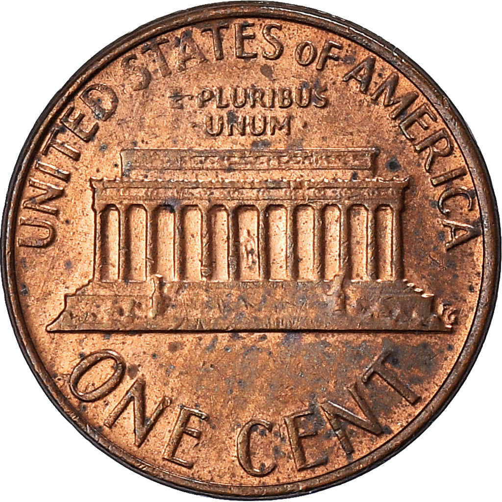 Monnaie, États-Unis, Lincoln Cent, Cent, 1980, U.S. Mint, Denver, TB+, Laiton