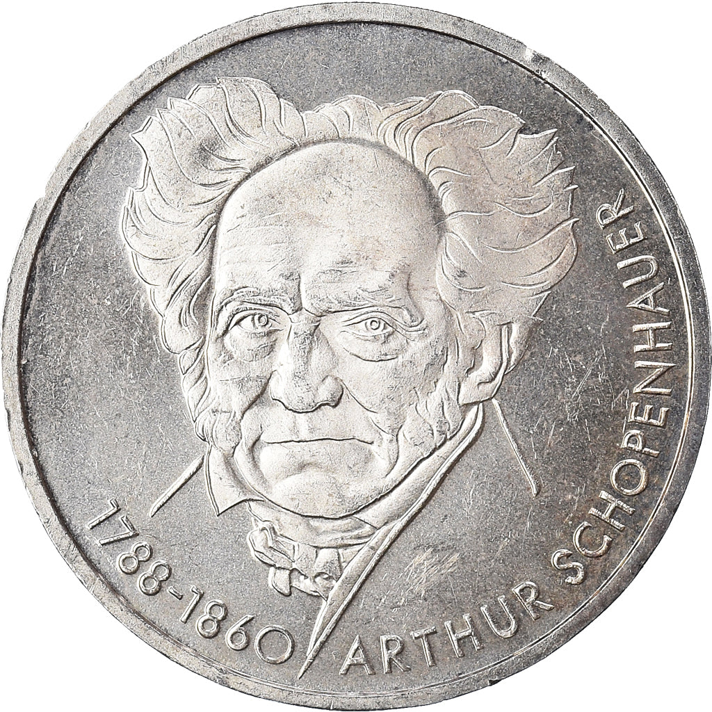 Moneda, ALEMANIA - REPÚBLICA FEDERAL, 10 Mark, 1988, Munich, Germany, MBC