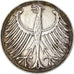 Coin, GERMANY - FEDERAL REPUBLIC, 5 Mark, 1951, Hambourg, VF(30-35), Silver