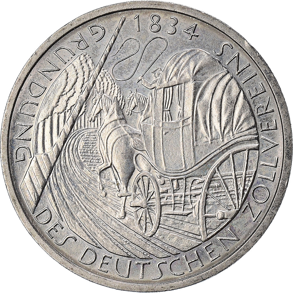 Munten, Federale Duitse Republiek, 5 Mark, 1984, Munich, Germany, ZF+