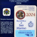 Saint Marin , 2 Euro, Bartolomeo Borghesi, 2004, FDC, Bimétallique