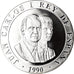 Münze, Spanien, Juan Carlos I, 2000 Pesetas, 1990, Madrid, BE, STGL, Silber