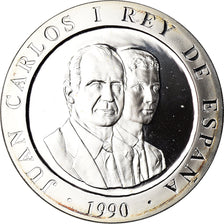 Moneta, Spagna, Juan Carlos I, 2000 Pesetas, 1990, Madrid, BE, FDC, Argento