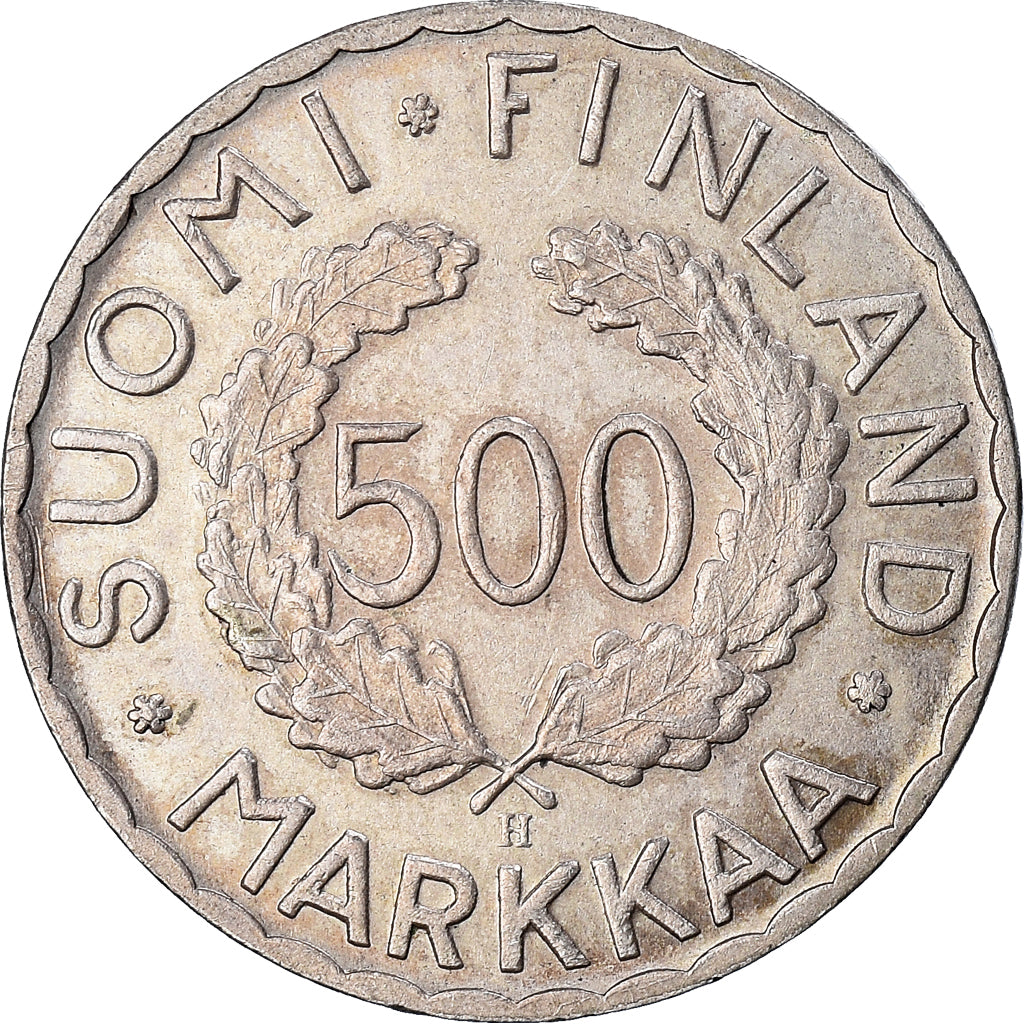 Coin, Finland, 500 Markkaa, 1952, EF(40-45), Silver, KM:35