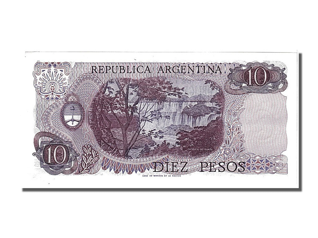 Argentina, 10 Pesos, 1976, KM #300, UNC(65-70), 060D