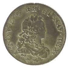 FRANCE, 1/3 Écu de France, 1/3 ECU, 1720, Paris, KM #457.1, EF(40-45), Silver, .