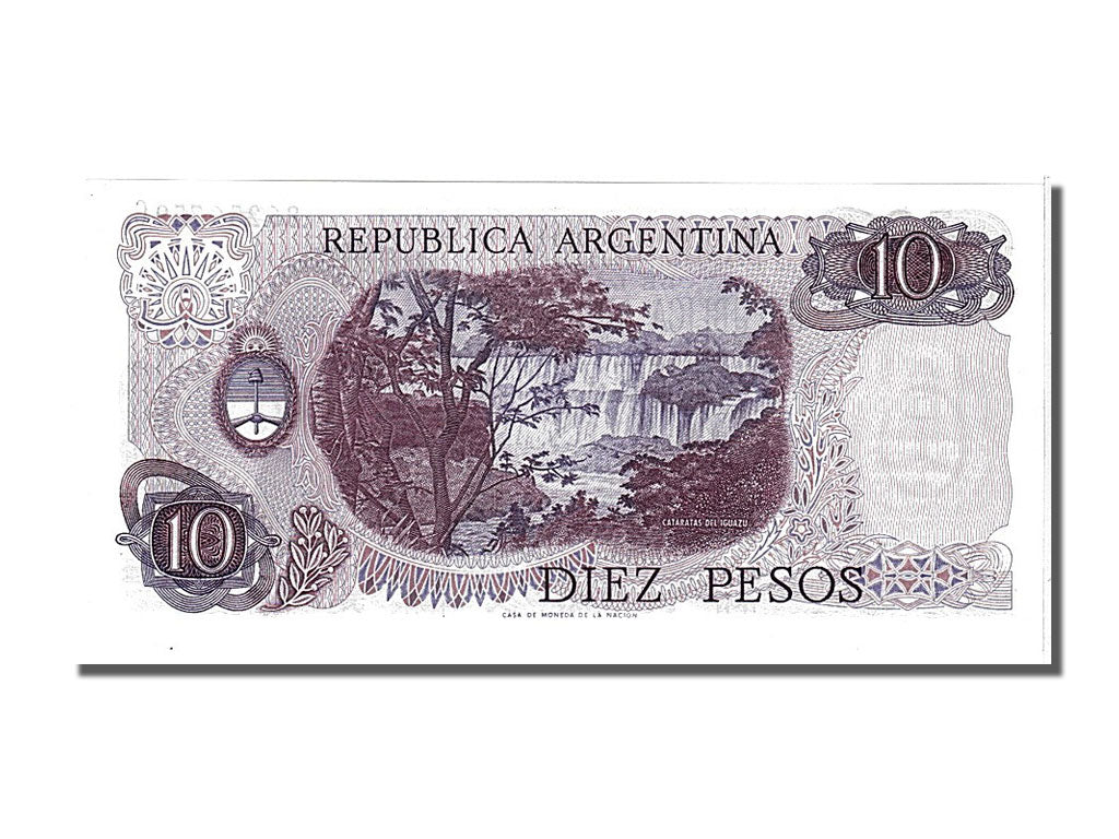 Geldschein, Argentinien, 10 Pesos, 1973, UNZ