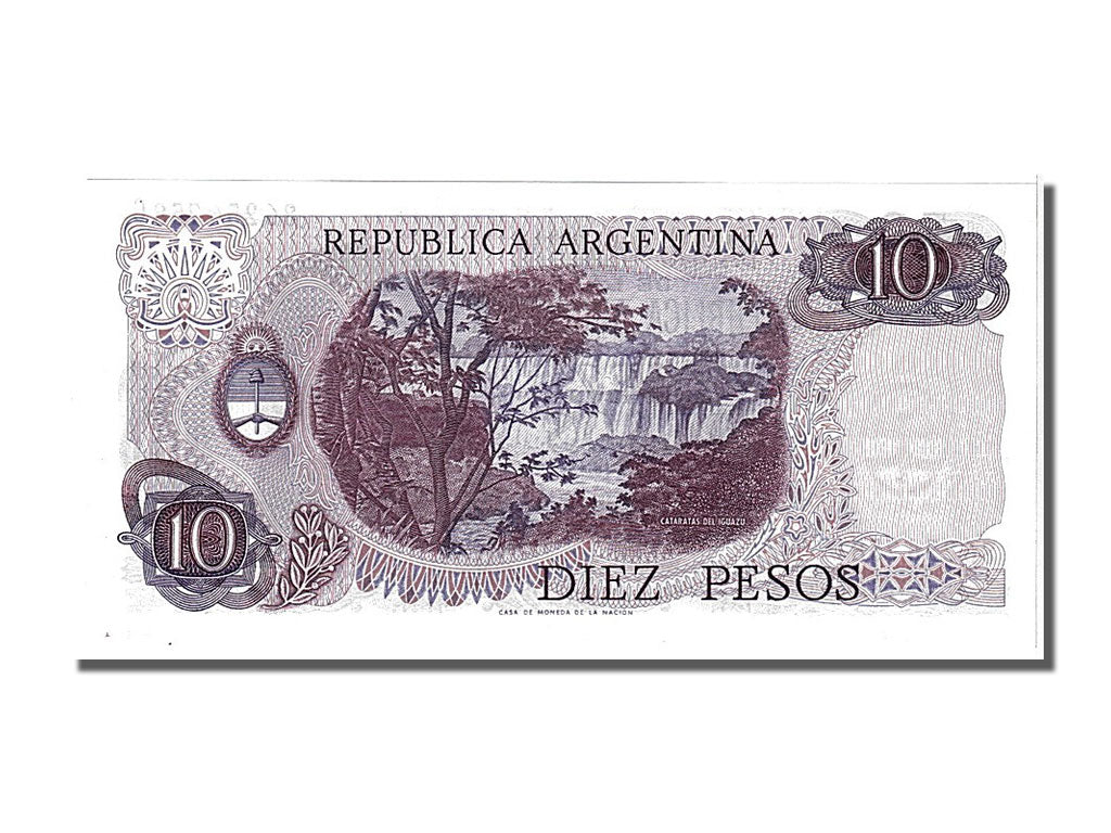Argentina, 10 Pesos, 1973, KM #295, UNC(65-70), 758C