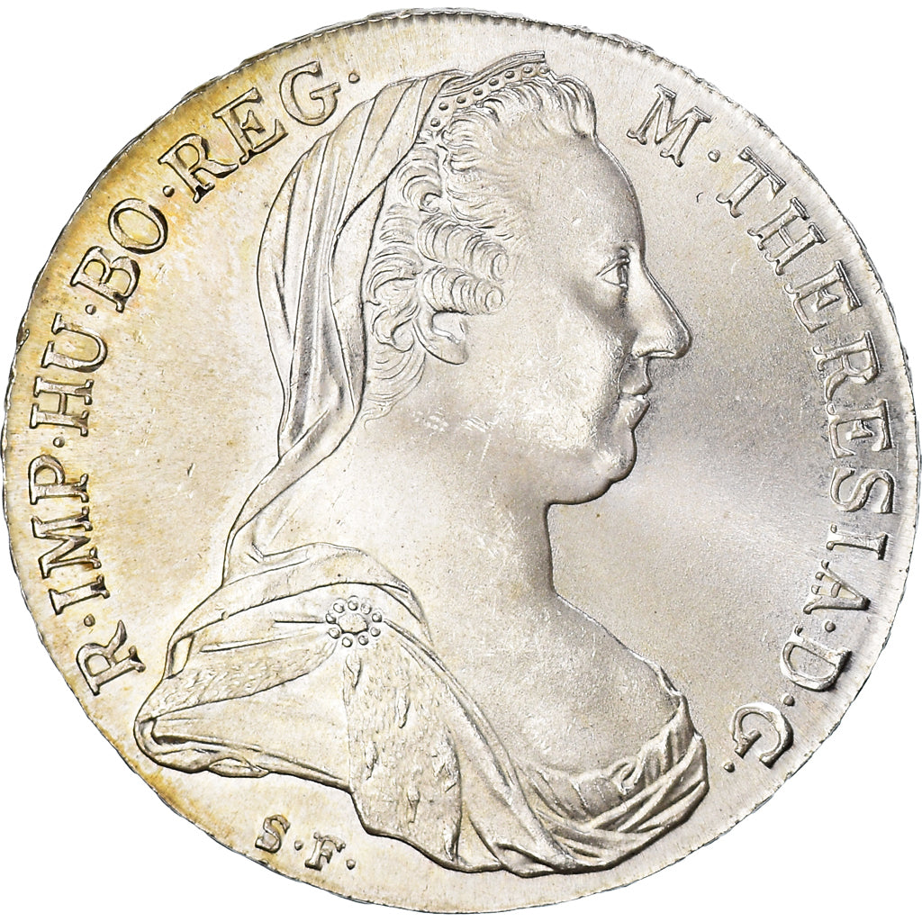 Coin, Austria, Joseph II, Thaler, 1780, AU(55-58), Silver, KM:T1