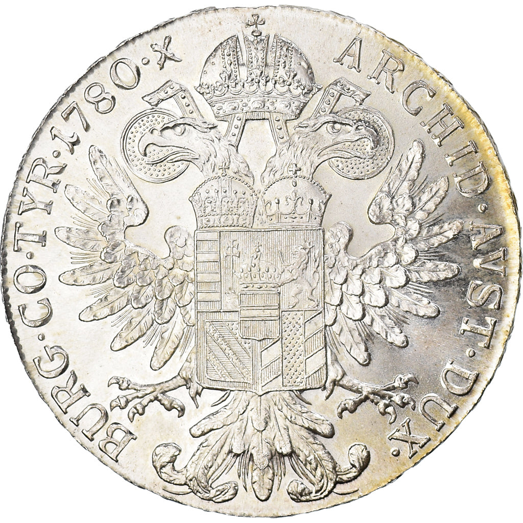 Coin, Austria, Joseph II, Thaler, 1780, AU(55-58), Silver, KM:T1