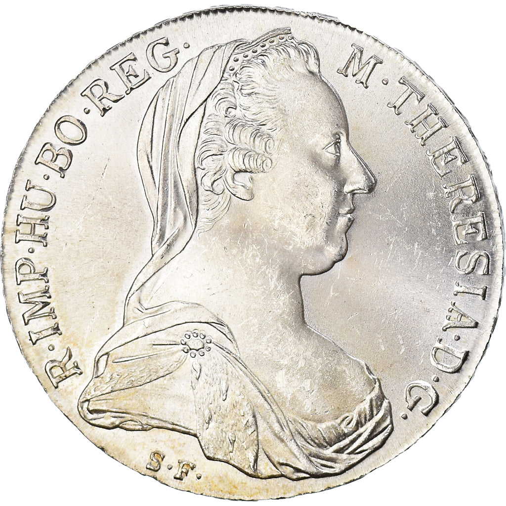 Coin, Austria, Joseph II, Thaler, 1780, AU(55-58), Silver, KM:T1