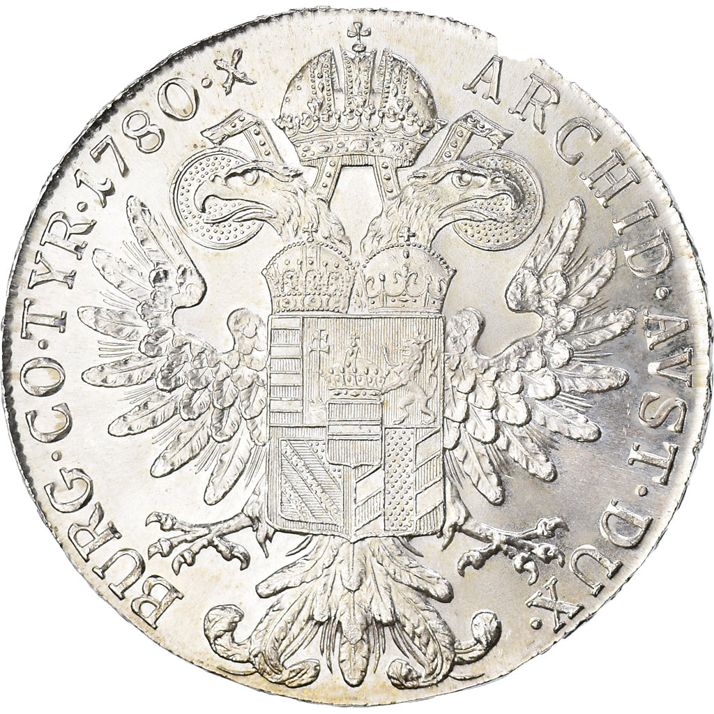 Coin, Austria, Joseph II, Thaler, 1780, AU(55-58), Silver, KM:T1
