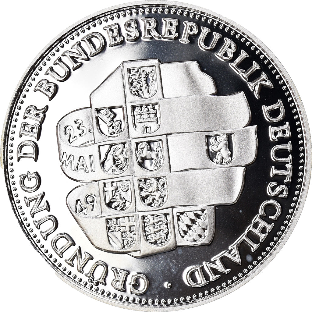 Deutschland, Medaille, Gründung der BRD, FDC, STGL, Silber
