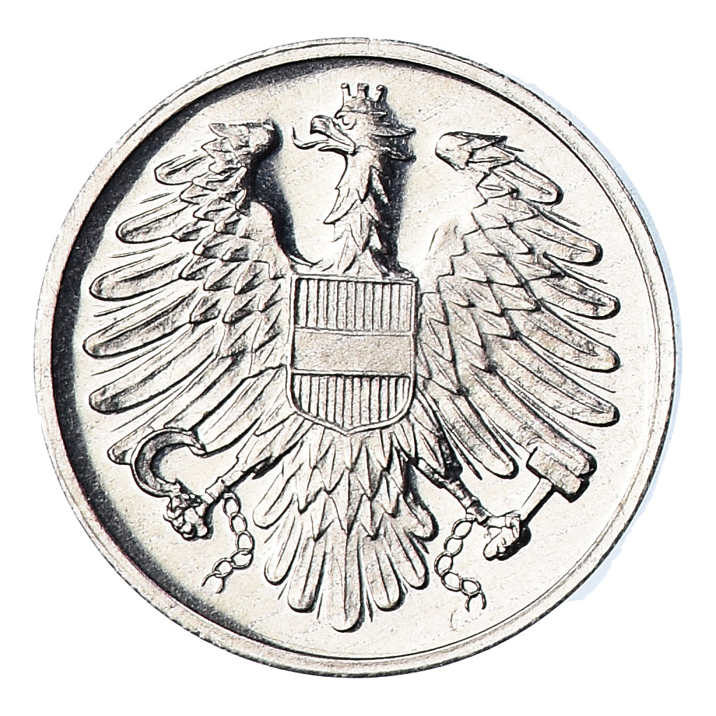 Coin, Austria, 2 Groschen, 1969, BE, MS(65-70), Aluminum, KM:2876