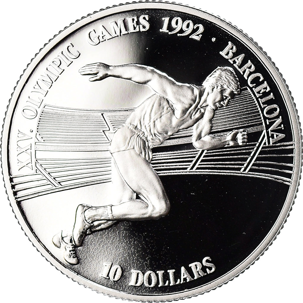 Coin, Cook Islands, Elizabeth II, 10 Dollars, 1990, BE, MS(65-70), Silver, KM:79