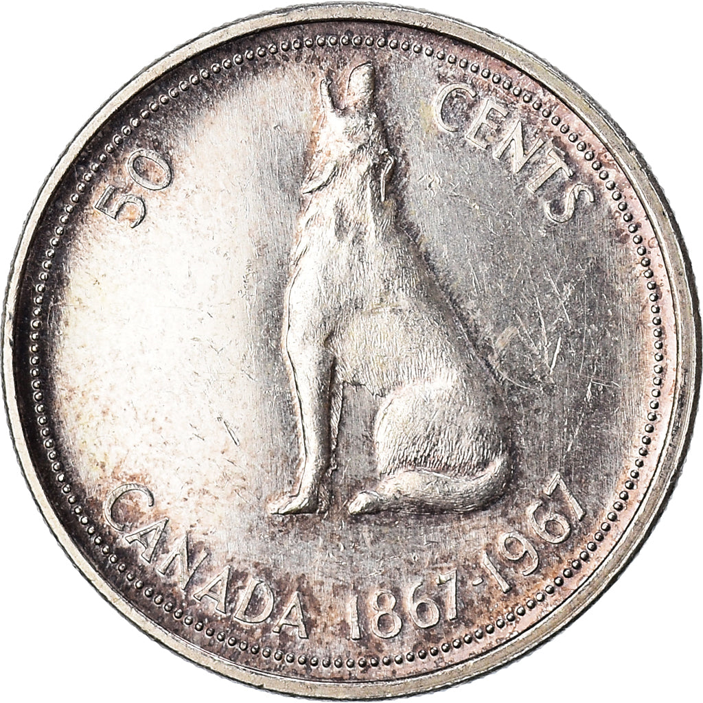 Coin, Canada, Elizabeth II, 50 Cents, 1967, Royal Canadian Mint, Ottawa