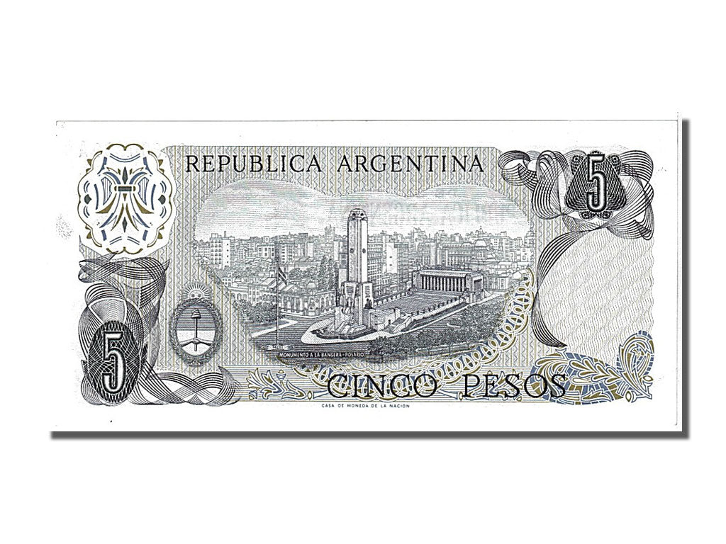 Argentina, 5 Pesos, 1974, KM #294, UNC(65-70), 229A