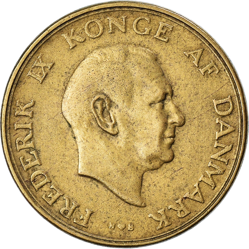 Moneta, Danimarca, Frederik IX, 2 Kroner, 1948, Copenhagen, BB