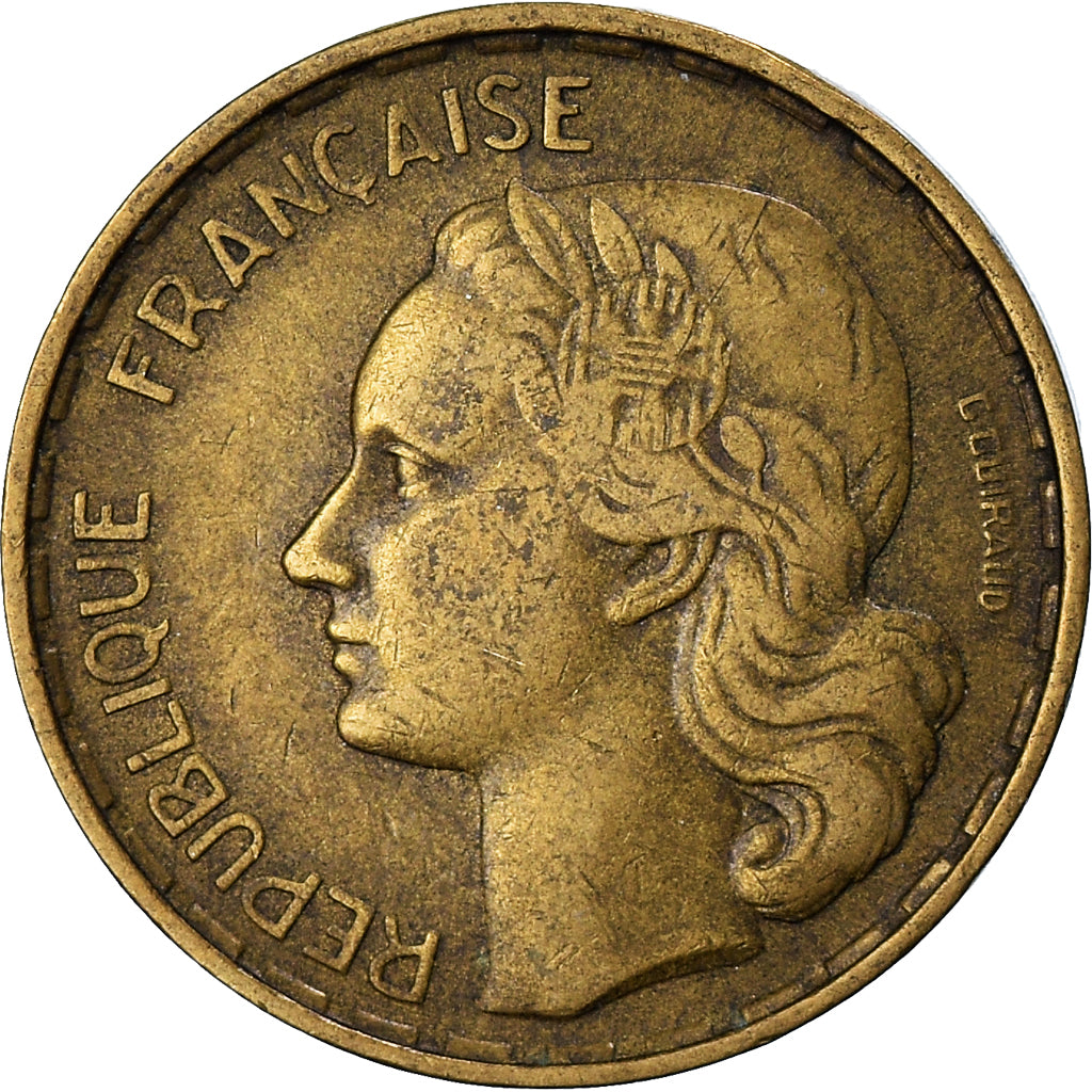 Coin, France, Guiraud, 50 Francs, 1952, Beaumont - Le Roger, VF(30-35)