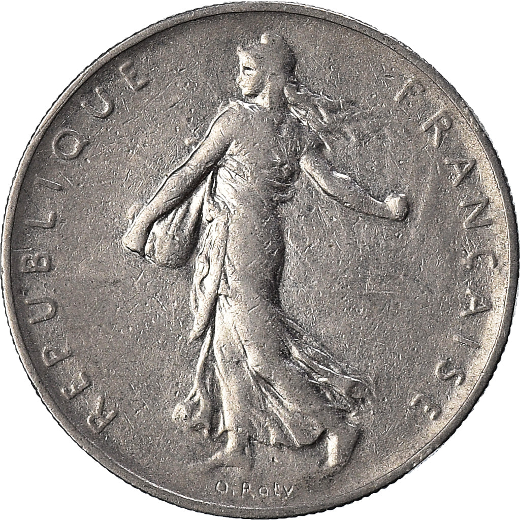 Moneta, Francja, Semeuse, Franc, 1961, Paris, VF(20-25), Nikiel, KM:925.1