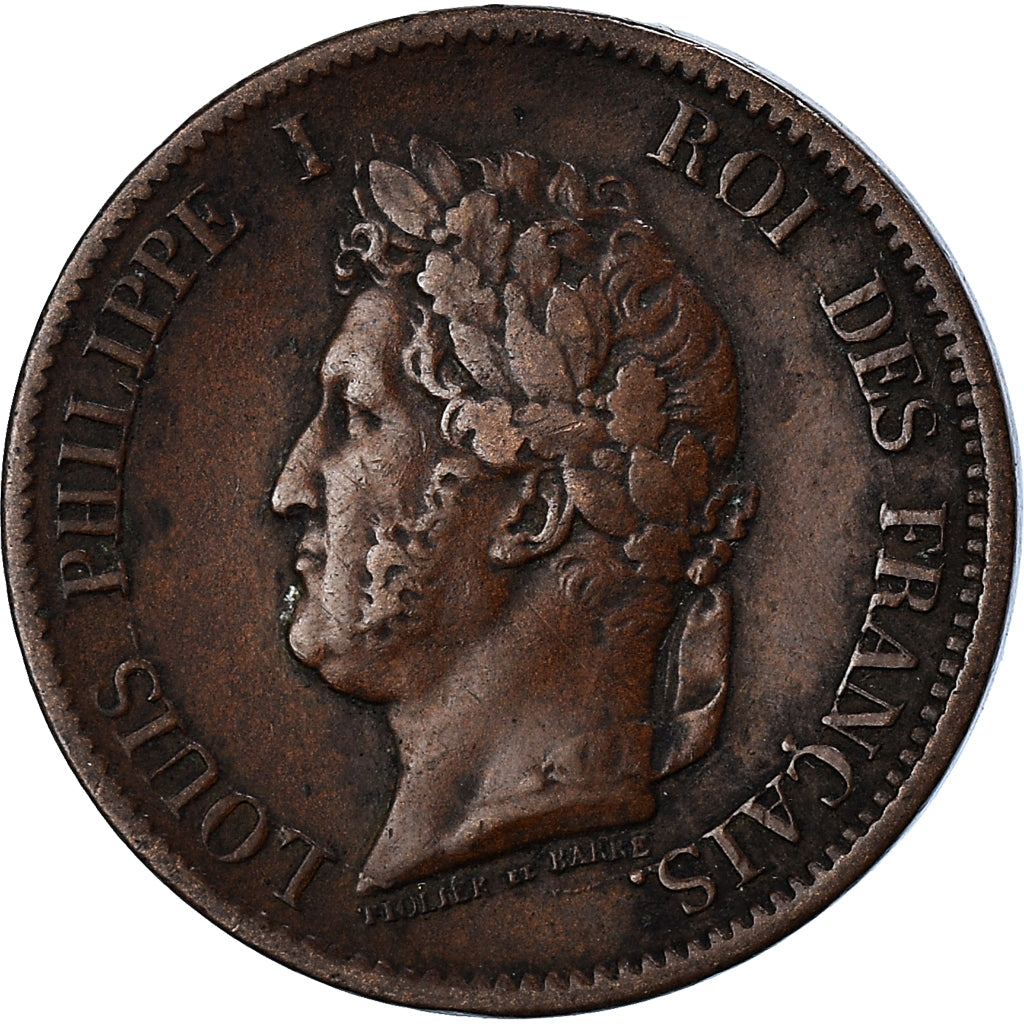 Coin, FRENCH COLONIES, Louis - Philippe, 5 Centimes, 1844, Paris, EF(40-45)