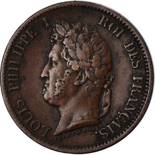 Coin, FRENCH COLONIES, Louis - Philippe, 5 Centimes, 1844, Paris, EF(40-45)