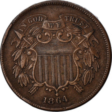 Münze, Vereinigte Staaten, 2 Cents, 1864, U.S. Mint, Philadelphia, SS