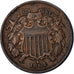 Moneta, Stati Uniti, 2 Cents, 1864, U.S. Mint, Philadelphia, MB+