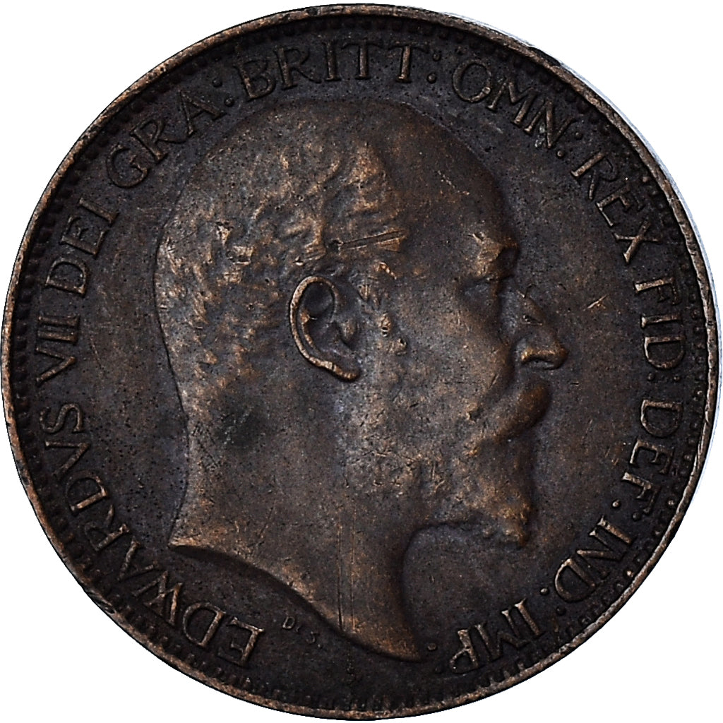 Coin, Great Britain, Edward VII, Farthing, 1903, EF(40-45), Bronze, KM:792