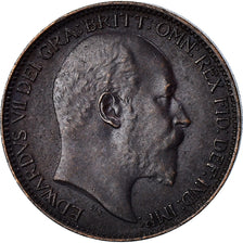 Münze, Großbritannien, Edward VII, Farthing, 1907, SS, Bronze, KM:792