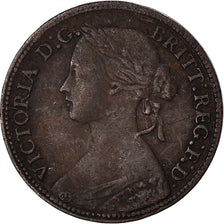 Coin, Great Britain, Victoria, Farthing, 1860, VF(30-35), Bronze, KM:747.2