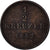 Moeda, Estados Alemães, WURTTEMBERG, Wilhelm I, 1/2 Kreuzer, 4 Pfennig, 1842