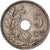 Moneta, Belgio, 5 Centimes, 1923, MB+, Rame-nichel, KM:66