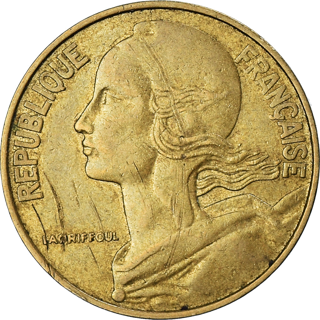 Coin, France, Marianne, 20 Centimes, 1984, Paris, VF(20-25), Aluminum-Bronze