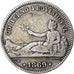 Moneda, España, Provisional Government, Peseta, 1869, Madrid, BC+, Plata