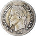 Moneda, Francia, Napoleon III, Napoléon III, 20 Centimes, 1866, Paris, BC+
