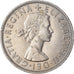 Coin, Great Britain, Elizabeth II, 1/2 Crown, 1965, EF(40-45), Copper-nickel