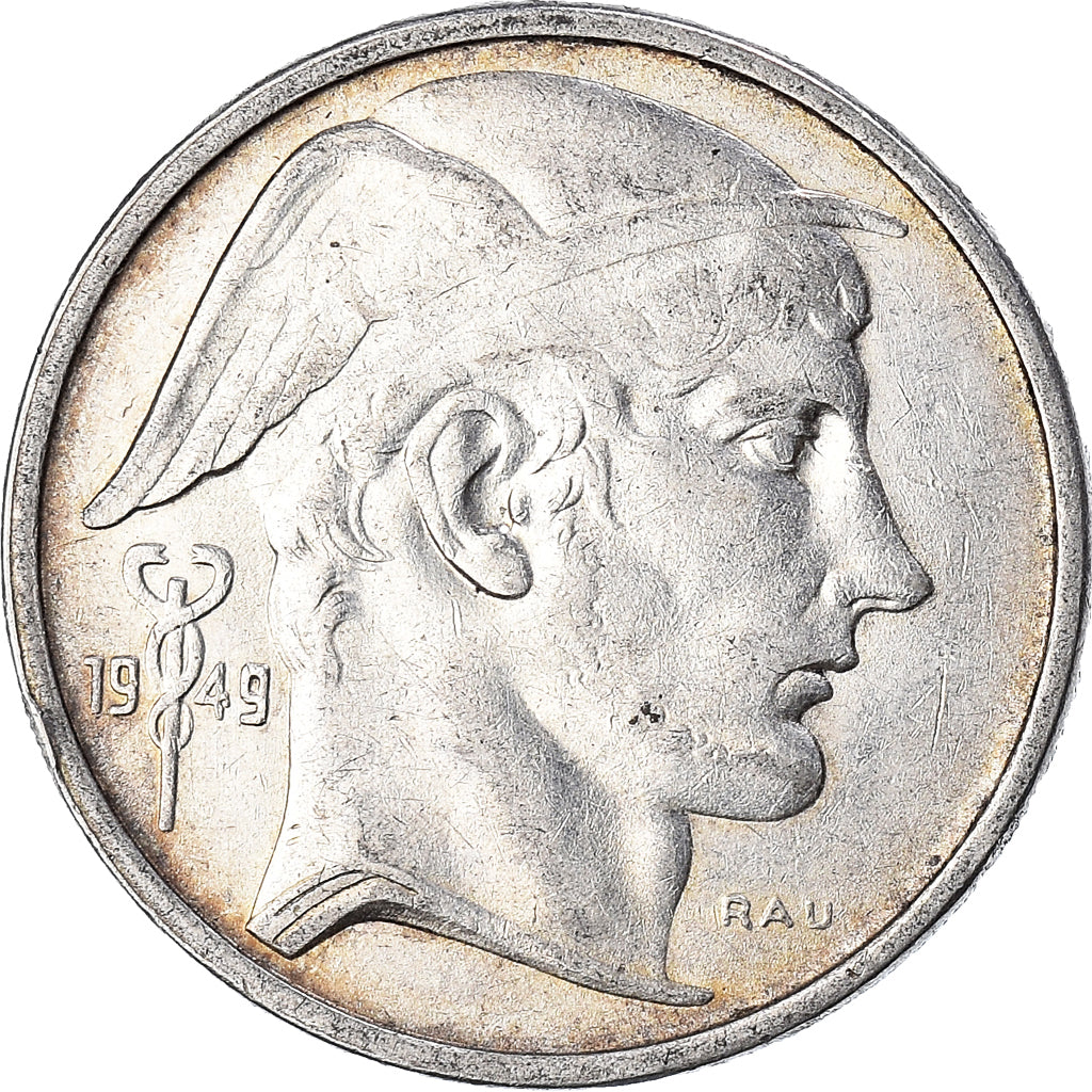 Monnaie, Belgique, 50 Francs, 50 Frank, 1949, TTB, Argent, KM:136.1
