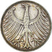 Moeda, ALEMANHA - REPÚBLICA FEDERAL, 5 Mark, 1951, Karlsruhe, VF(30-35), Prata