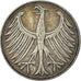 Coin, GERMANY - FEDERAL REPUBLIC, 5 Mark, 1951, Hambourg, VF(30-35), Silver