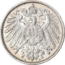Coin, GERMANY - EMPIRE, Wilhelm II, Mark, 1915, Berlin, AU(50-53), Silver, KM:14