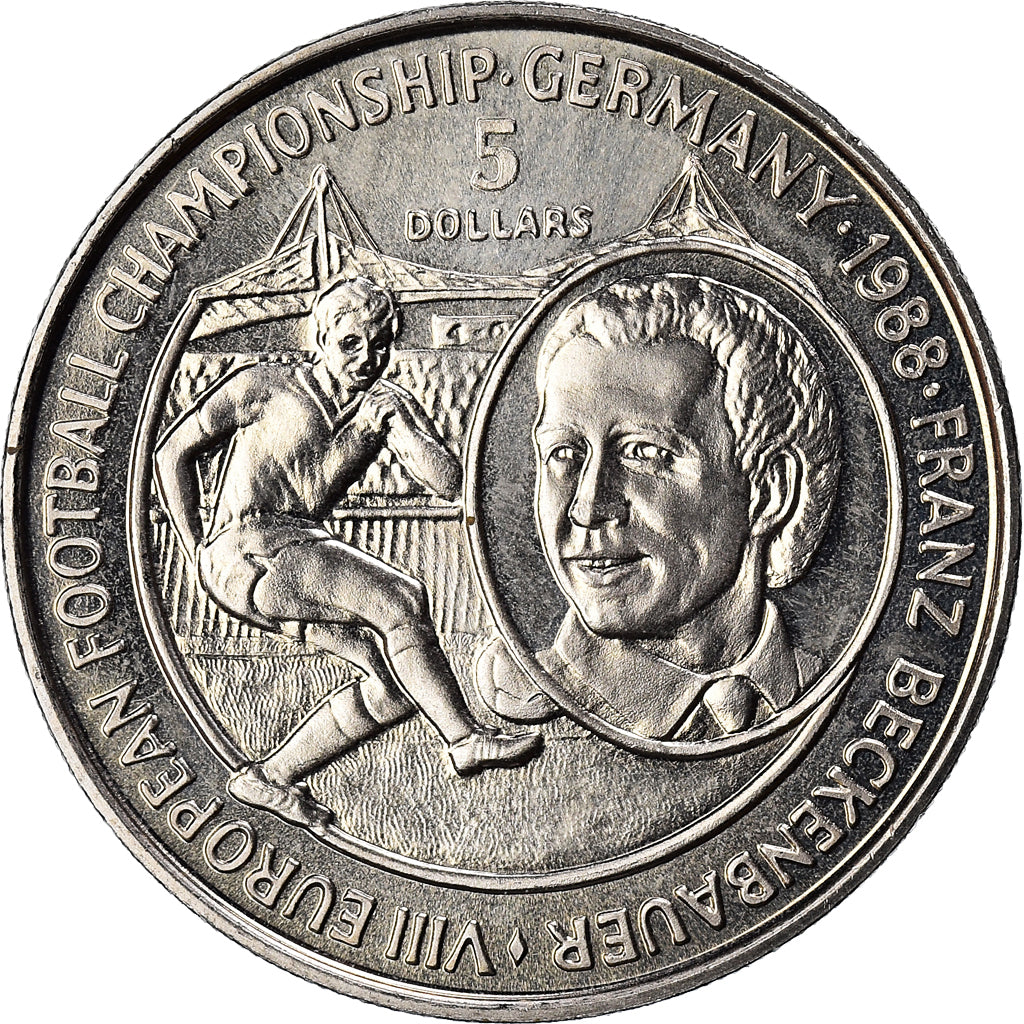 Coin, New Zealand, VIII EUROPEAN FOOTBALL CHAMPIONSHIP.GERMANY.1988.FRANZ