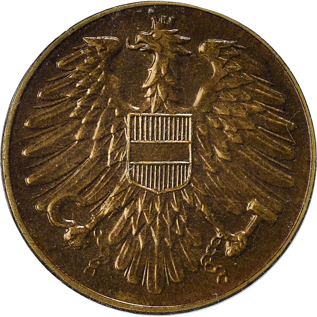 Coin, Austria, 20 Groschen, 1951, MS(63), Aluminum-Bronze, KM:2877