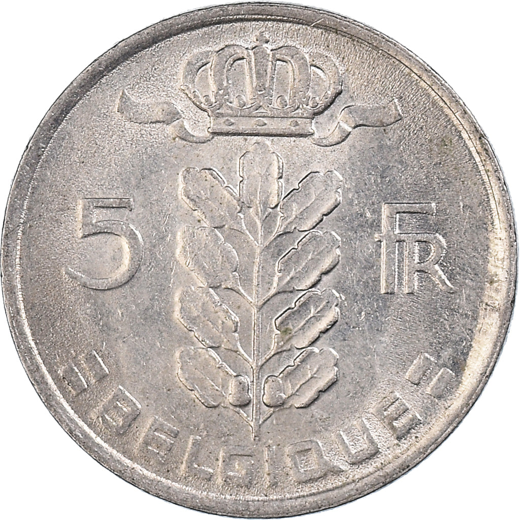 Moneta, Belgio, 5 Francs, 5 Frank, 1979, BB, Rame-nichel, KM:134.1