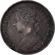 Münze, Großbritannien, Victoria, Farthing, 1891, SGE+, Bronze, KM:753