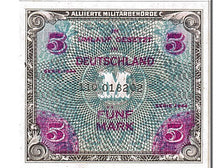 Geldschein, Deutschland, 5 Mark, 1944, UNZ