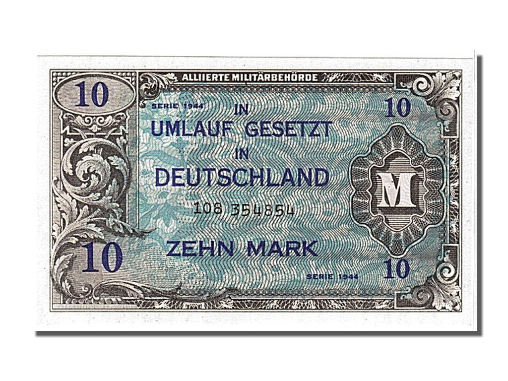 Banknote, Germany, 10 Mark, 1944, UNC(65-70)