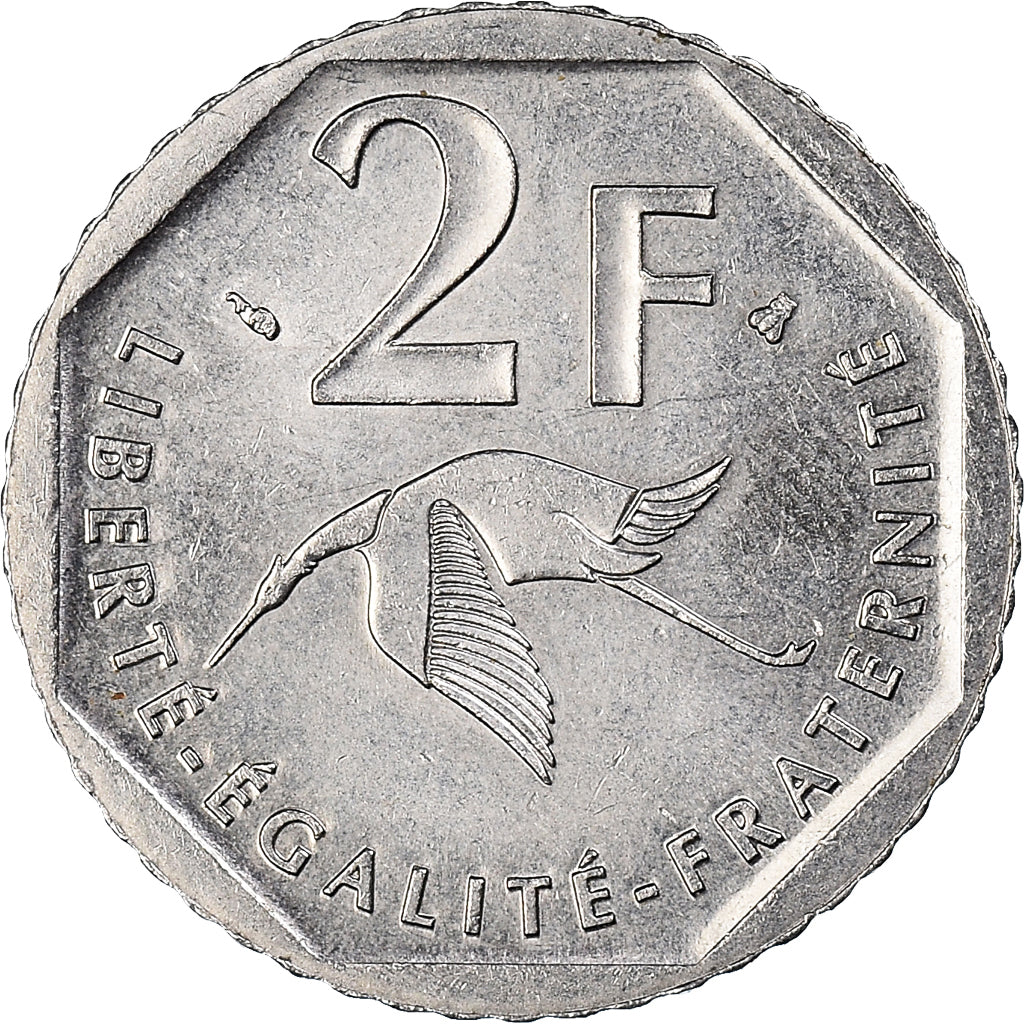 Moneta, Francia, Guynemer, 2 Francs, 1997, BB, Nichel, KM:1187, Gadoury:550