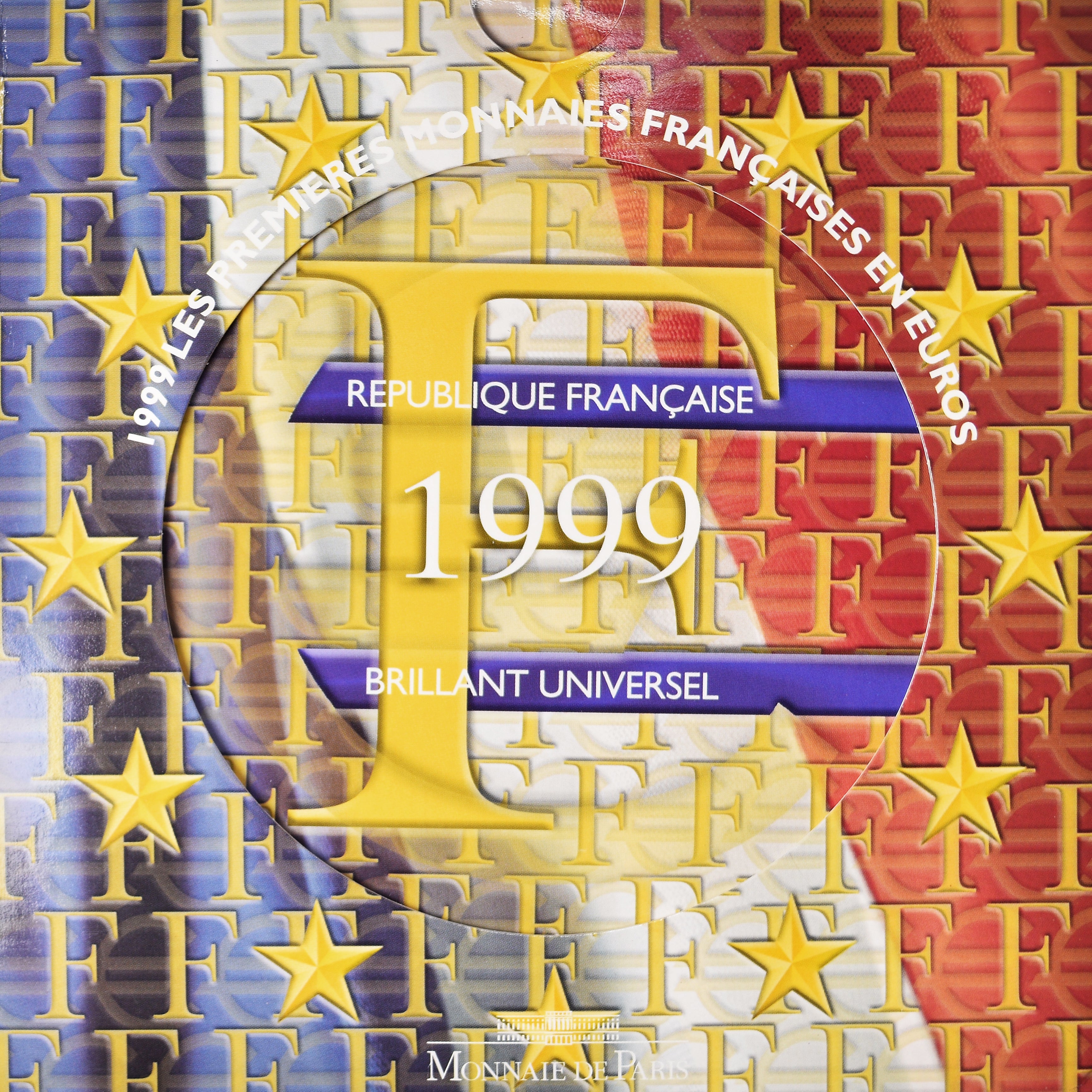 France, Euro-Set, 1999, FDC, MS(65-70), (No Composition)