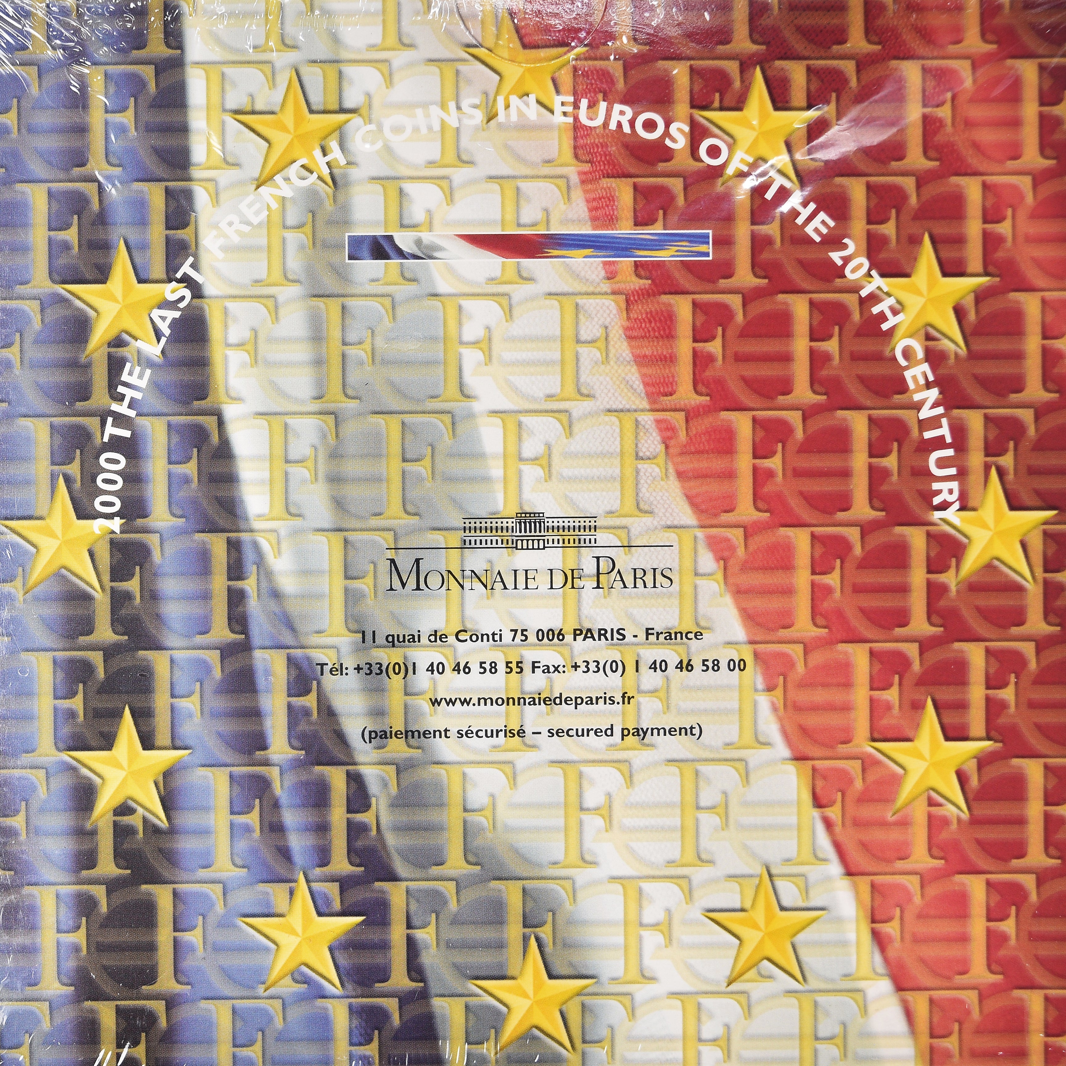 Francia, Euro-Set, 2000, FDC, FDC, (Senza composizione)